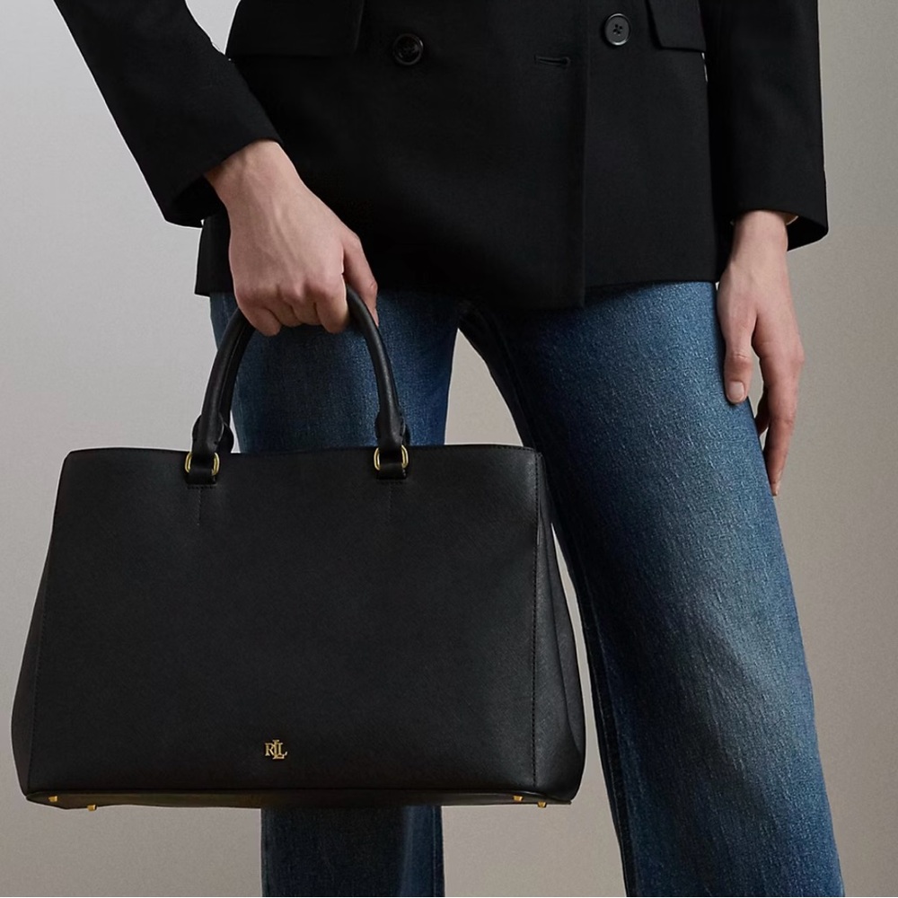 Ralph Lauren Classic Black Satchel